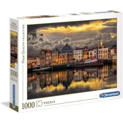 Clementoni Dutch Dreamworld-1000 Pieces, Multi-Colour