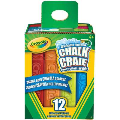 Crayola 12-Count Sidewalk Chalk