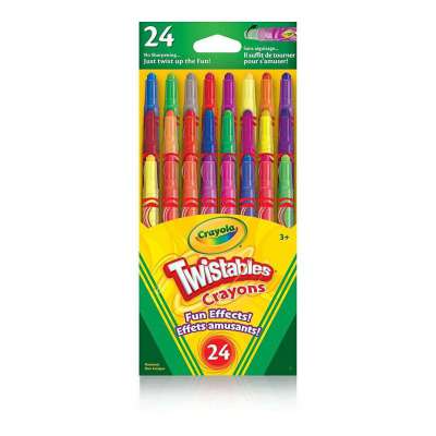 Crayola 24 Mini Twistables Fun Effects