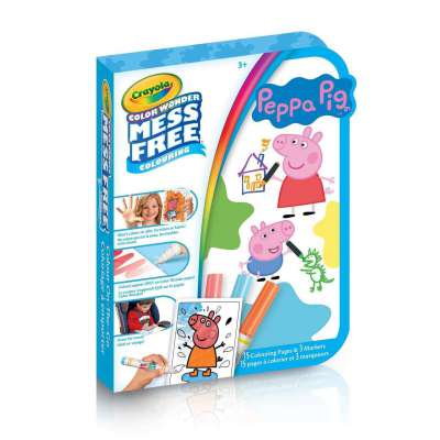 Crayola Color Wonder Mini Mess-Free Color On-The-Go - Peppa Pig