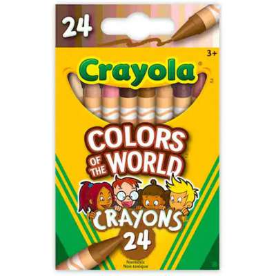 Crayola Colors of The World Skin Tone Crayons, 24 Count
