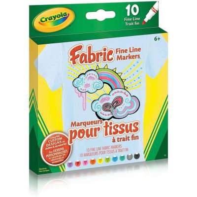 Crayola Fabric Fine Line Markers