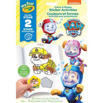 Crayola Paw Patrol Colors and Shapes Activity Book