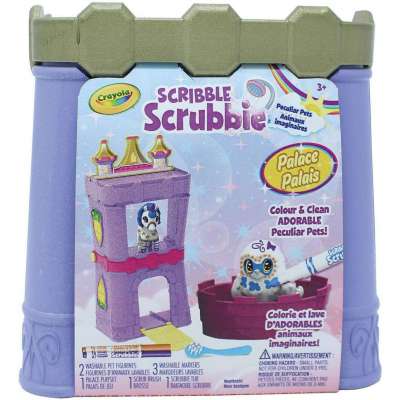 Crayola Scribble Scrubbie Peculiar Pets Palace Playset