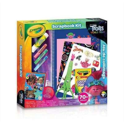 Crayola TROLLS WORLD TOUR Scrapbook Kit