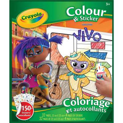 Crayola Vivo Colour & Sticker Book