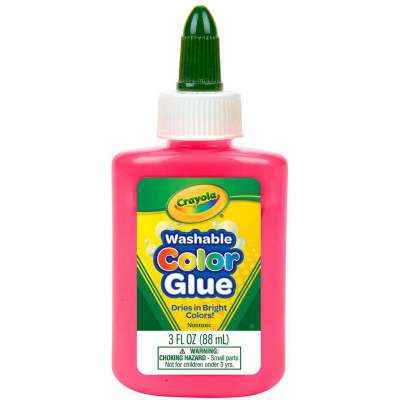 Crayola Washable Colour Glue 88 ml Mango Tango