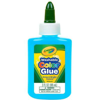 Crayola Washable Colour Glue 88 ml Pacific Blue