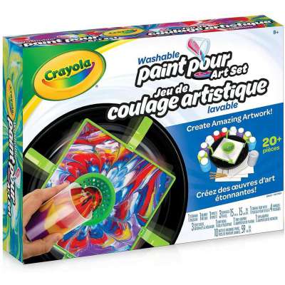 Crayola Washable Paint Pour Art Set