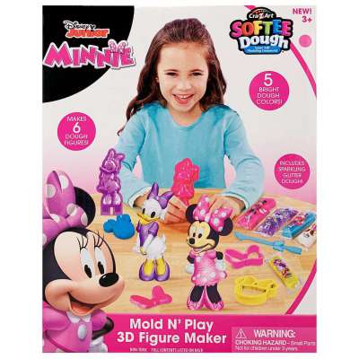 Cra-Z-Art Disney Minnie Mouse Mold N' Play 3D Figure Maker