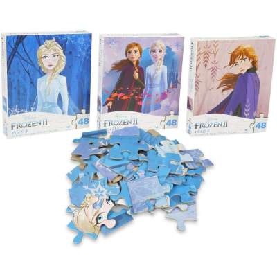 Disney Frozen II 3-Pack Puzzle Combo - 48 Pieces Each