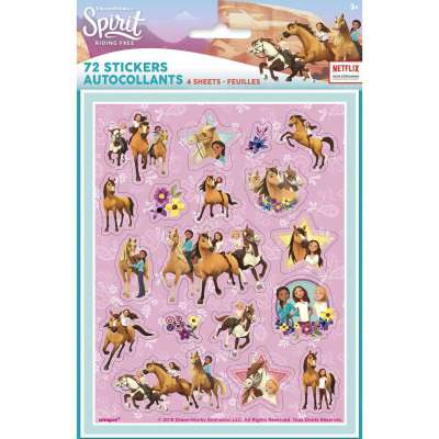 Spirit Riding Free Sticker Sheets [4 Per Package]