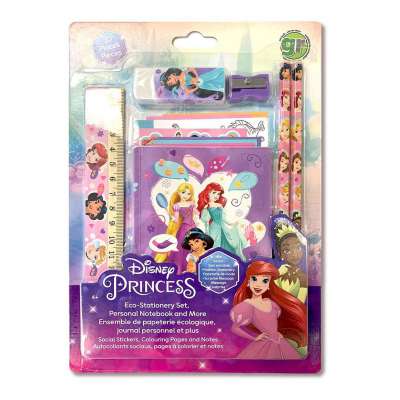 Disney Princess ECO-FRIENDLY Stationary Set, Personal Notebook and More...