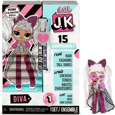 L.O.L. Surprise! JK Diva Mini Fashion Doll with 15 Surprises