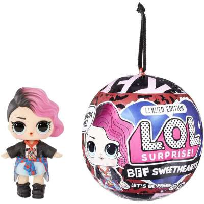 LOL Surprise BFF Sweethearts Rocker Doll with 7 Surprises for Valentine's Day