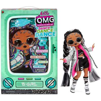 LOL Surprise OMG Dance Dance Dance B-Gurl Fashion Doll with 15 Surprises