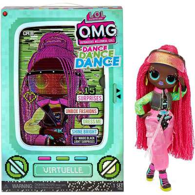 LOL Surprise OMG Dance Dance Dance Virtuelle Fashion Doll with 15 Surprises