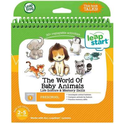 LeapFrog LeapStart Preschool (Level 1) The World of Baby Animals Activity Book