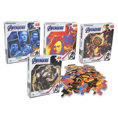 Avengers Endgame Puzzle - 4 Pack Puzzle Combo - 48 Pieces Each