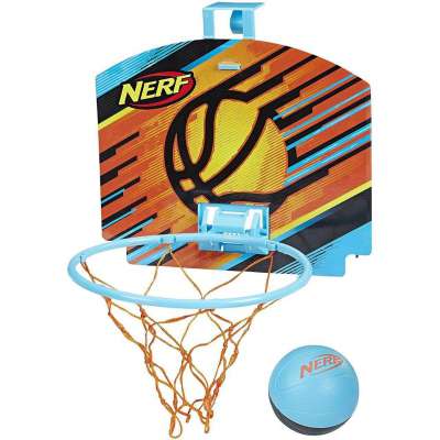 Nerf Sports Nerfoop, Blue/Black Ball