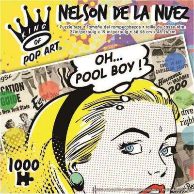 King of Pop Art - Nelson De La Nuez - Oh... Pool Boy! - 1000 Piece Puzzle