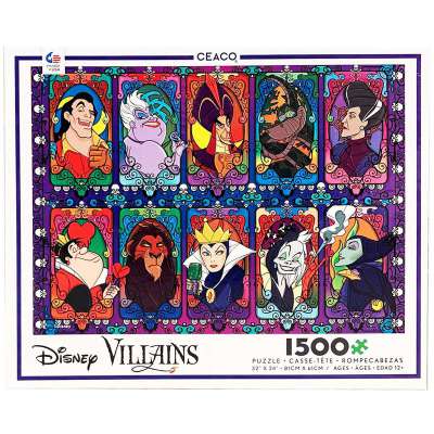 Ceaco Disney Villains 1500 Piece Jigsaw Puzzle