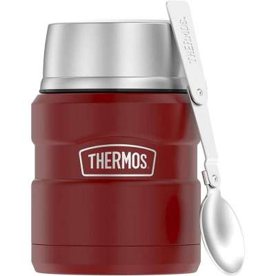 Thermos King 16 Ounce Food Jar - Matte Red