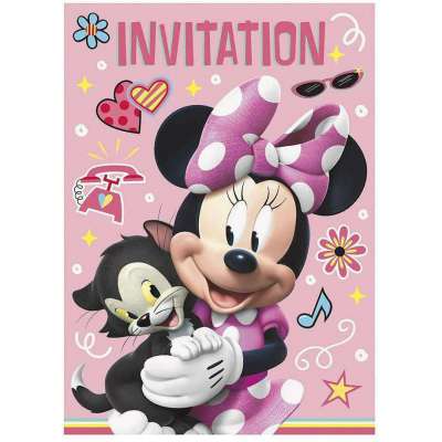 Disney Iconic Minnie Mouse Invitations [8ct]