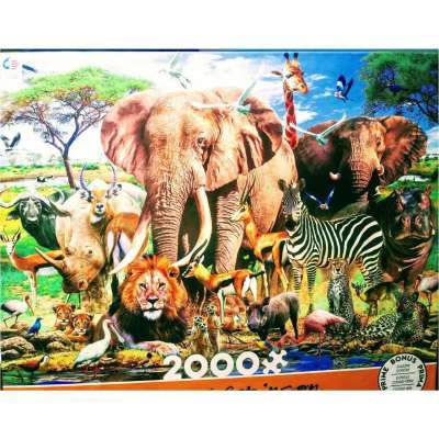 Ceaco Howard Robinson Africa 2000 Piece Puzzle
