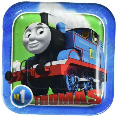 Thomas All Aboard 7 Inch Paper Plates - 8 Per Pack