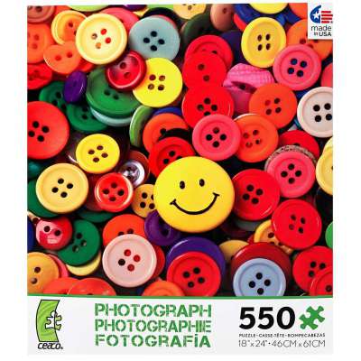 Ceaco Photography - Buttons Puzzle - 550 Pieces
