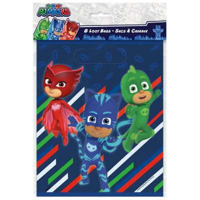 PJ Masks Birthday Party Loot Bags 8ct