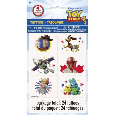 Disney Toy Story 4 Movie Tattoos