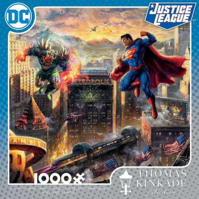DC COMICS Thomas Kinkade - Superman Man of Steel - 1000 Piece Puzzle