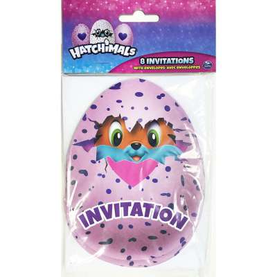 Hatchimals Invitations [8 per Pack]