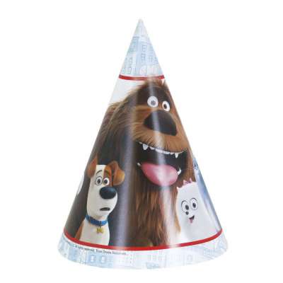 The Secret Life of Pets Party Hats [8 per Pack]