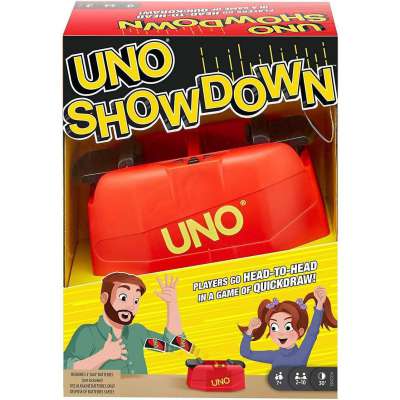 UNO Showdown Quick Draw Family Card Game with 112 Cards & UNO Showdown Unit