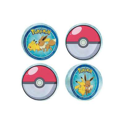 Pokemon Bounce Balls - 4 Per Package