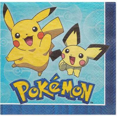 Pokemon Luncheon Napkins (16 Per Pack)