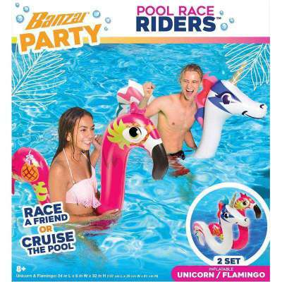 Banzai Pool Party Pool Racers Riders