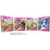 Disney Princess 4-Pack Puzzle Combo - 48 Pieces Each