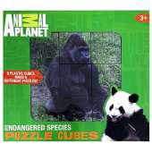 Animal Planet Species Puzzle Cubes - 9 Plastic Cubes Make 6 Different Puzzles