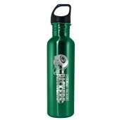 NFL Green Bay Packers 26oz Lasered Green Stainless Steel Water  Bottle