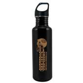 NFL Pittsburgh Steelers 26oz Lasered Black Stainless Steel Water  Bottle