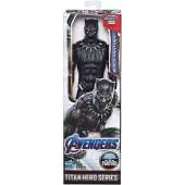 Black Panther 12-Inch-Scale Action Figure Toy with Titan Hero Power FX Port