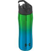 18 Ounce Vacuum Insulated Stainless Steel Water Hydration Blue Green Bottle