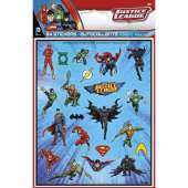 Justice League Sticker Sheets [4 per Pack]